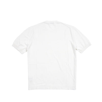 26SS CIRCOLO 1901 コットン100% 半袖ニットTシャツ ホワイト XS | GUARDAROBA MILANO OFFICIAL STORE