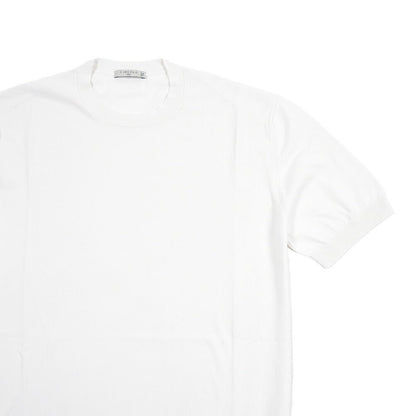 26SS CIRCOLO 1901 コットン100% 半袖ニットTシャツ ホワイト XS | GUARDAROBA MILANO OFFICIAL STORE