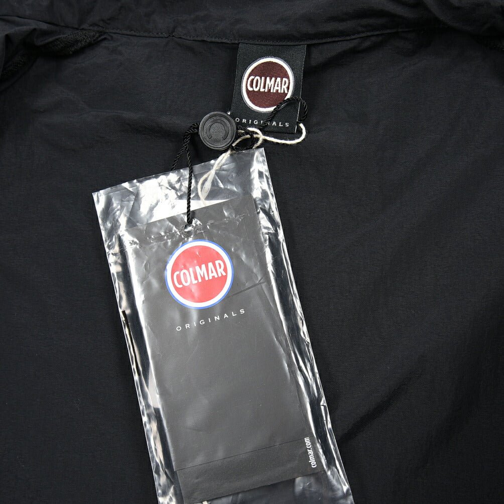 26SS COLMAR ナイロン100% ジップアップブルゾン / COLMAR ORIGINALS ブラック 46 | GUARDAROBA MILANO OFFICIAL STORE