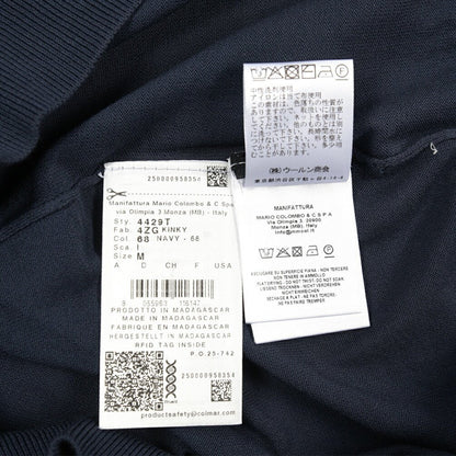 26SS COLMAR コットン100% サマーニットセーター レギュラーフィット / COLMAR ORIGINALS ネイビー(NAVY) 46 | GUARDAROBA MILANO OFFICIAL STORE