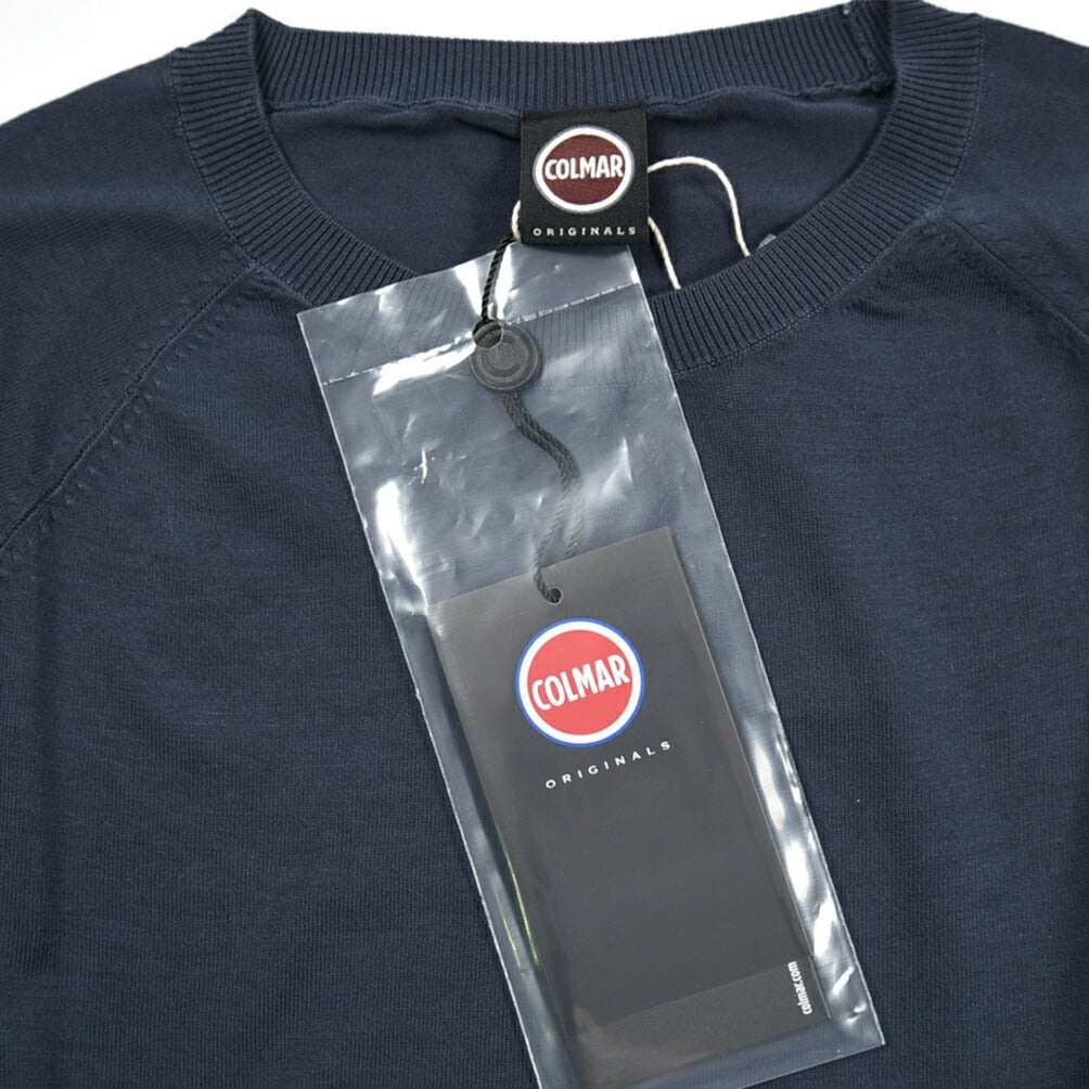 26SS COLMAR コットン100% サマーニットセーター レギュラーフィット / COLMAR ORIGINALS ネイビー(NAVY) 46 | GUARDAROBA MILANO OFFICIAL STORE