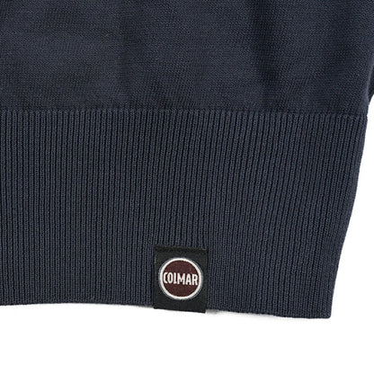 26SS COLMAR コットン100% サマーニットセーター レギュラーフィット / COLMAR ORIGINALS ネイビー(NAVY) 46 | GUARDAROBA MILANO OFFICIAL STORE