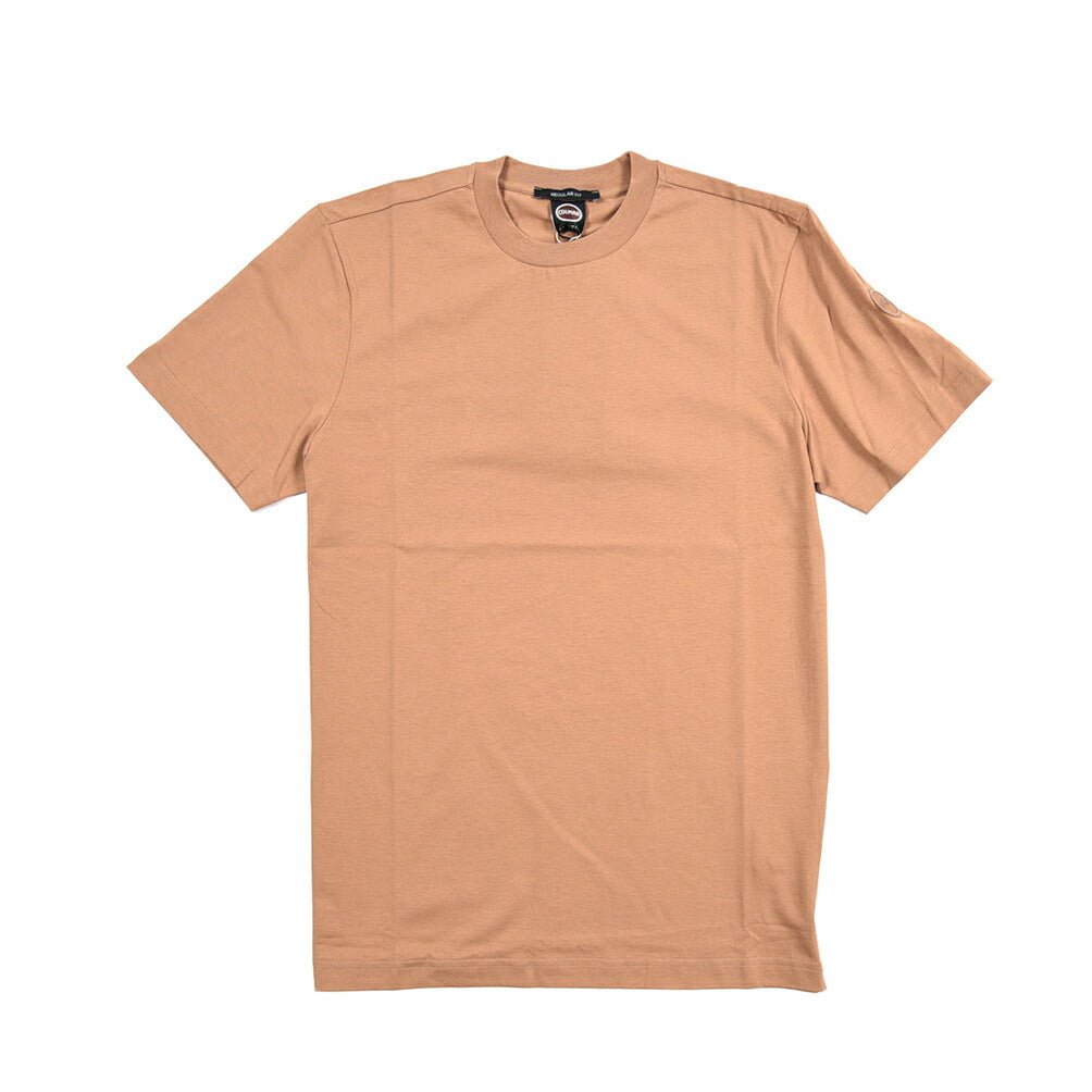 26SS COLMAR コットン100% 半袖Tシャツ レギュラーフィット / COLMAR ORIGINALS ブラウン(CARAMEL) 46 | GUARDAROBA MILANO OFFICIAL STORE