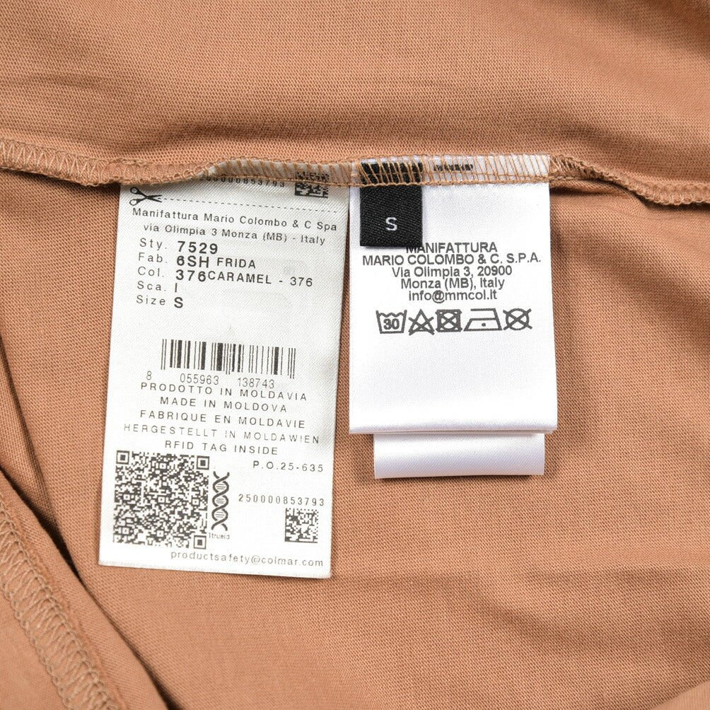 26SS COLMAR コットン100% 半袖Tシャツ レギュラーフィット / COLMAR ORIGINALS ブラウン(CARAMEL) 46 | GUARDAROBA MILANO OFFICIAL STORE