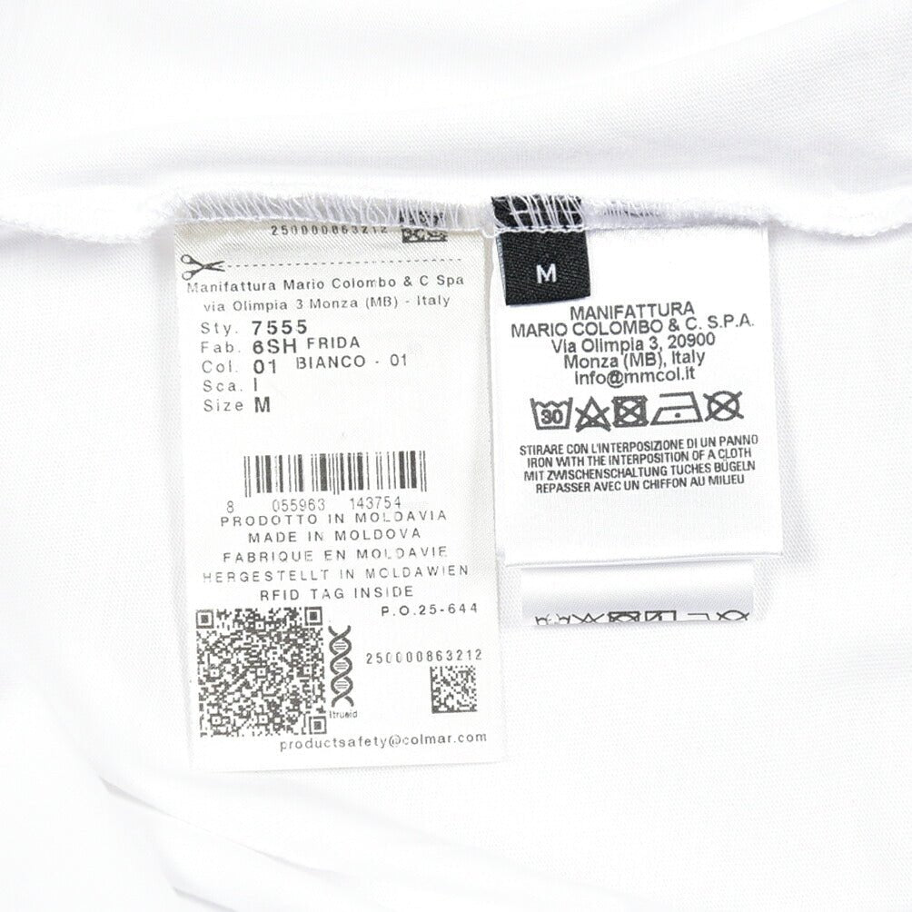 26SS COLMAR コットン100% 半袖Tシャツ レギュラーフィット / COLMAR ORIGINALS ホワイト 46 | GUARDAROBA MILANO OFFICIAL STORE
