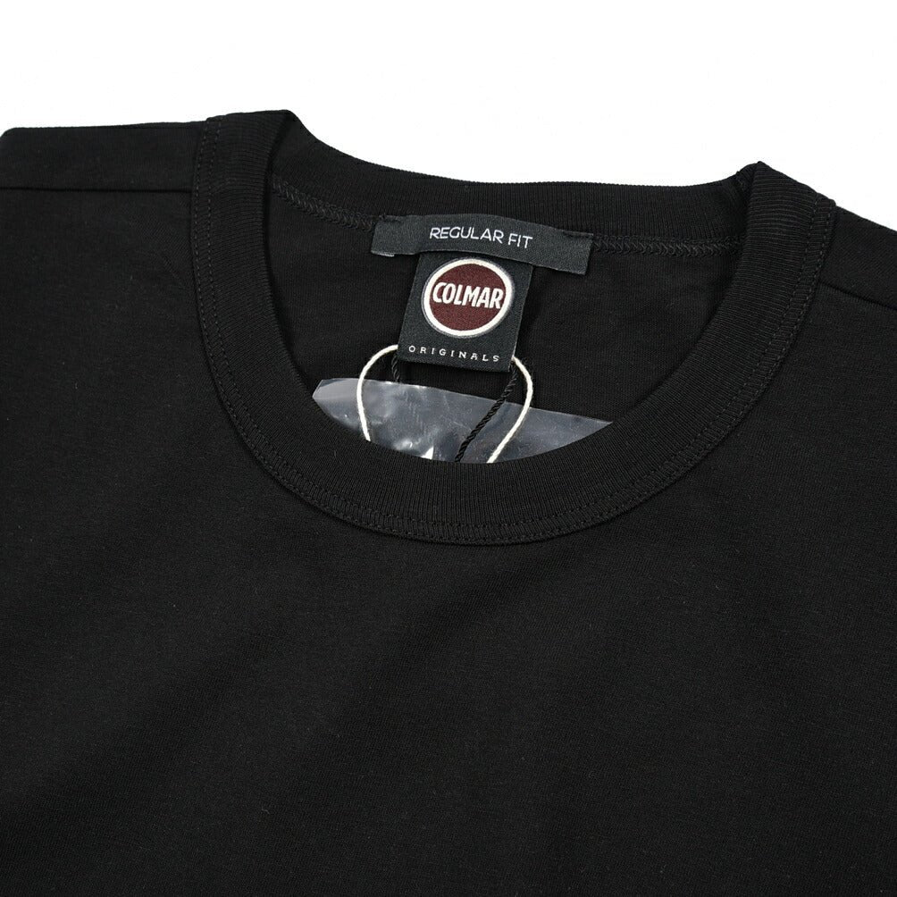 26SS COLMAR コットン100% 半袖Tシャツ レギュラーフィット / COLMAR ORIGINALS ブラック 46 | GUARDAROBA MILANO OFFICIAL STORE