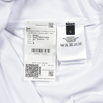26SS COLMAR ストレッチナイロン レギュラーカラーシャツ / COLMAR ORIGINALS ホワイト 46 | GUARDAROBA MILANO OFFICIAL STORE