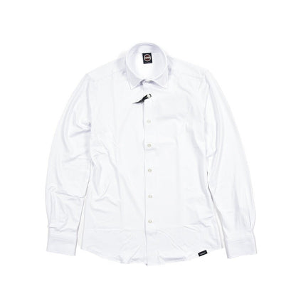 26SS COLMAR ストレッチナイロン レギュラーカラーシャツ / COLMAR ORIGINALS ホワイト 46 | GUARDAROBA MILANO OFFICIAL STORE