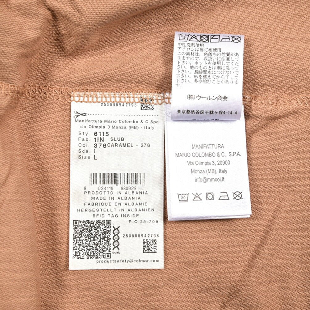 26SS COLMAR スウェットジップパーカー / COLMAR ORIGINALS ブラウン(CARAMEL) 46 | GUARDAROBA MILANO OFFICIAL STORE