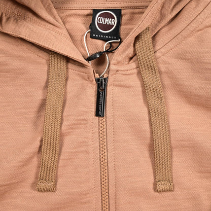26SS COLMAR スウェットジップパーカー / COLMAR ORIGINALS ブラウン(CARAMEL) 46 | GUARDAROBA MILANO OFFICIAL STORE