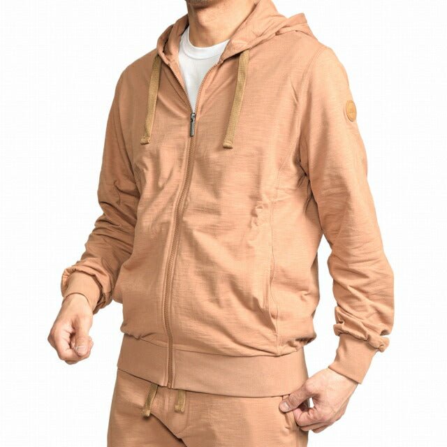 26SS COLMAR スウェットジップパーカー / COLMAR ORIGINALS ブラウン(CARAMEL) 46 | GUARDAROBA MILANO OFFICIAL STORE