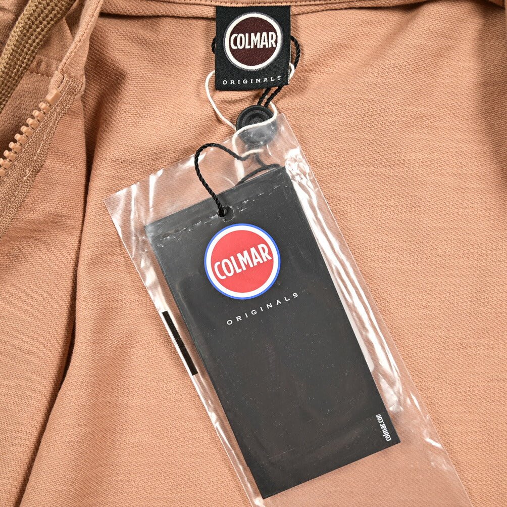26SS COLMAR スウェットジップパーカー / COLMAR ORIGINALS ブラウン(CARAMEL) 46 | GUARDAROBA MILANO OFFICIAL STORE