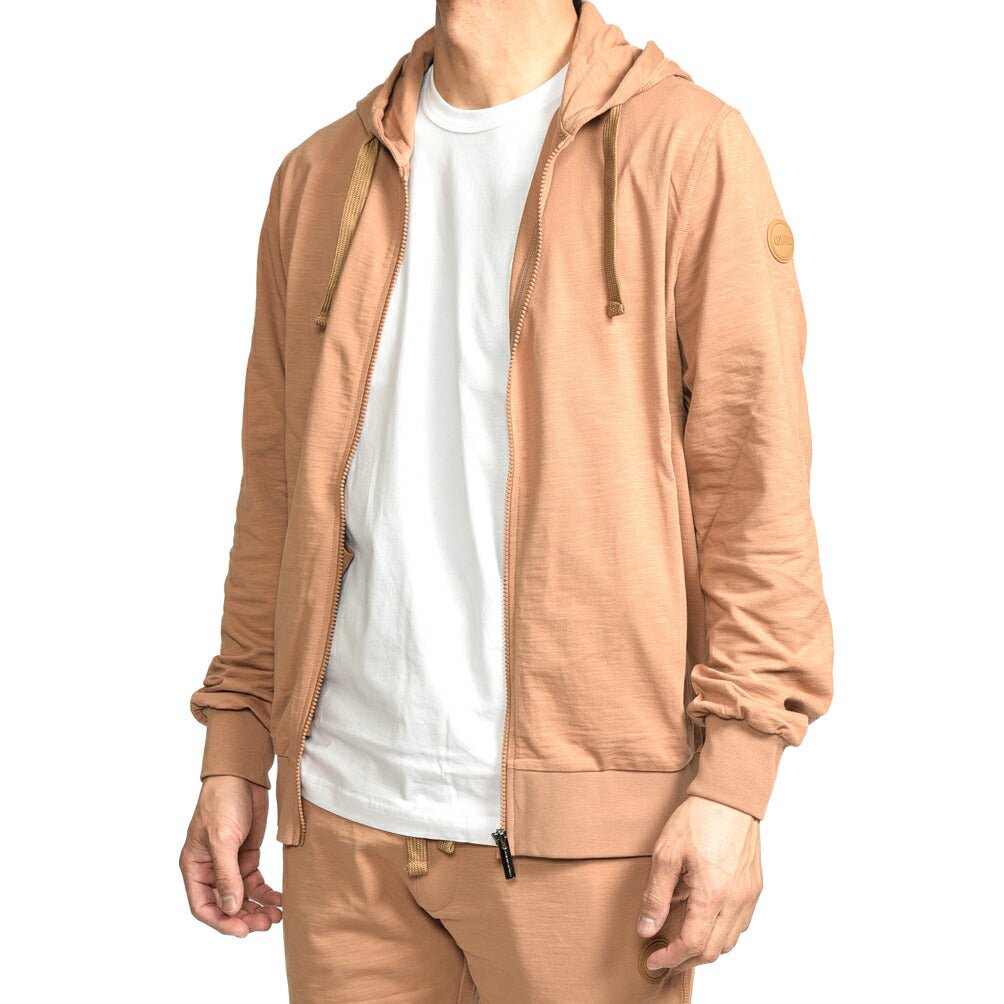 26SS COLMAR スウェットジップパーカー / COLMAR ORIGINALS ブラウン(CARAMEL) 46 | GUARDAROBA MILANO OFFICIAL STORE
