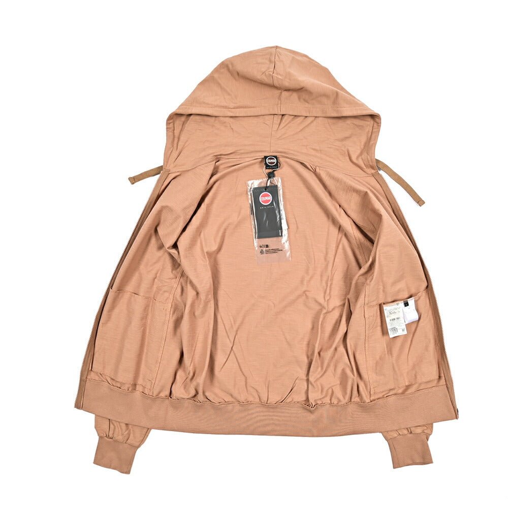 26SS COLMAR スウェットジップパーカー / COLMAR ORIGINALS ブラウン(CARAMEL) 46 | GUARDAROBA MILANO OFFICIAL STORE