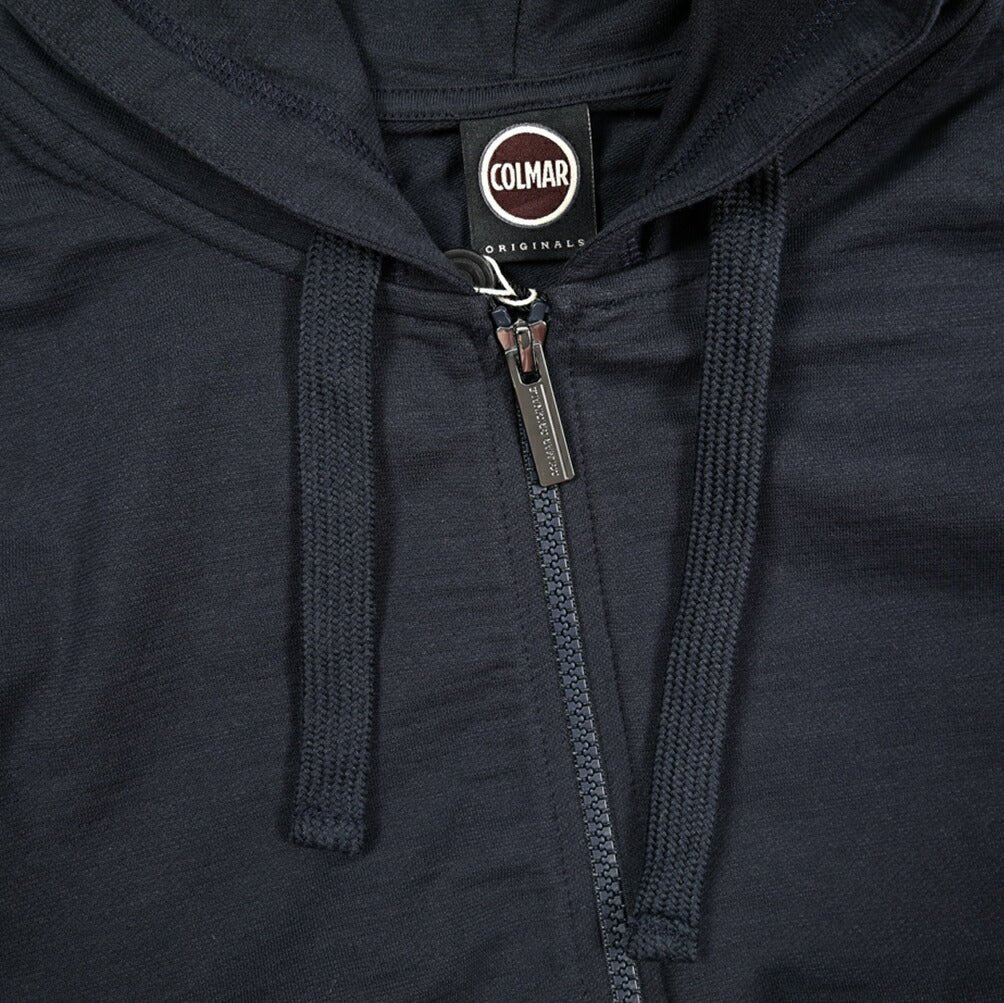 26SS COLMAR スウェットジップパーカー / COLMAR ORIGINALS ネイビー 46 | GUARDAROBA MILANO OFFICIAL STORE