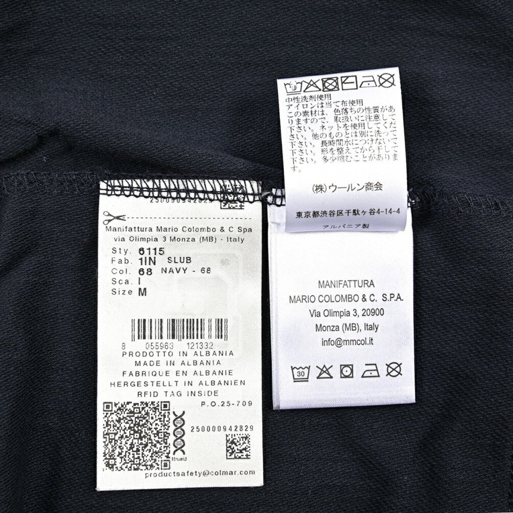 26SS COLMAR スウェットジップパーカー / COLMAR ORIGINALS ネイビー 46 | GUARDAROBA MILANO OFFICIAL STORE
