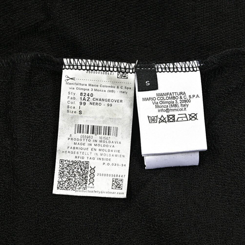 26SS COLMAR ORIGINALS コットン100% スウェットジップパーカー レギュラーフィット｜436635-46｜GUARDAROBA MILANO OFFICIAL STORE