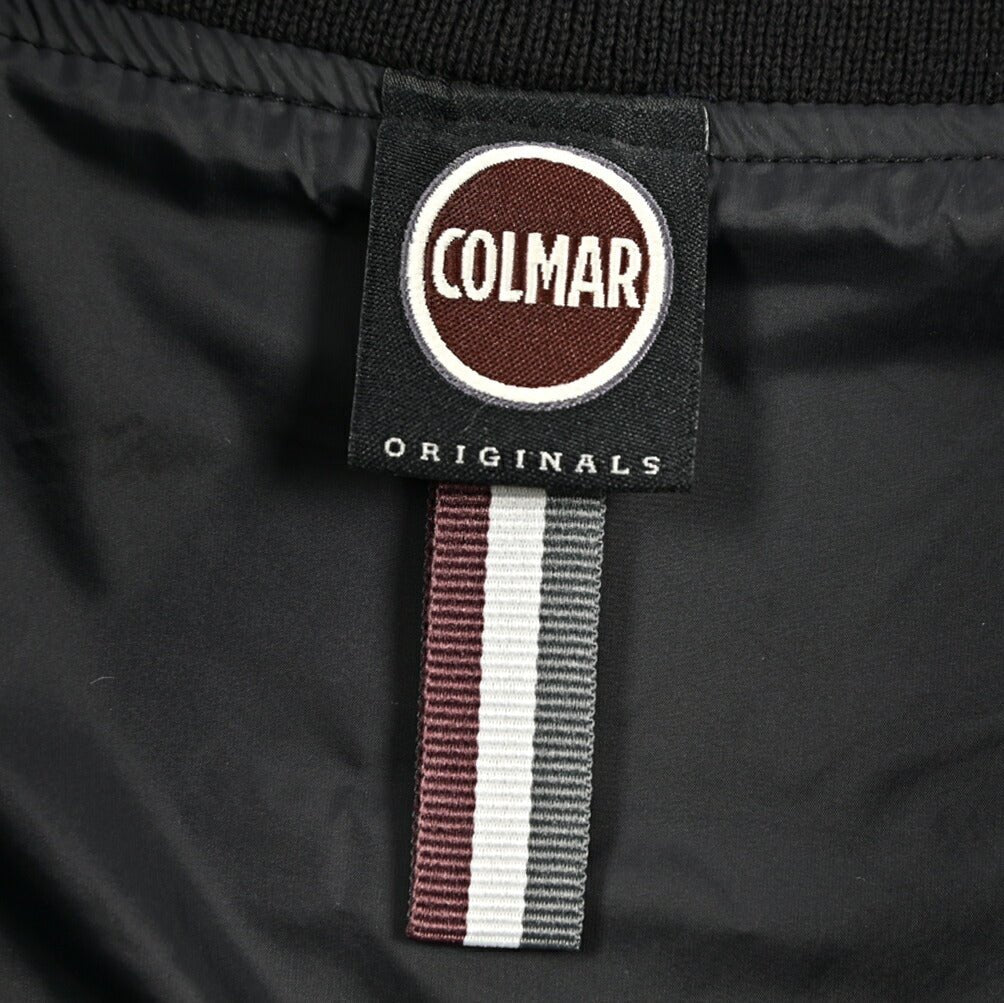26SS COLMAR ORIGINALS ハイブリッド中綿ジャケット MA1 ブルゾン ライトアウター ナイロン コットン ブラック｜436694-46｜GUARDAROBA MILANO OFFICIAL STORE