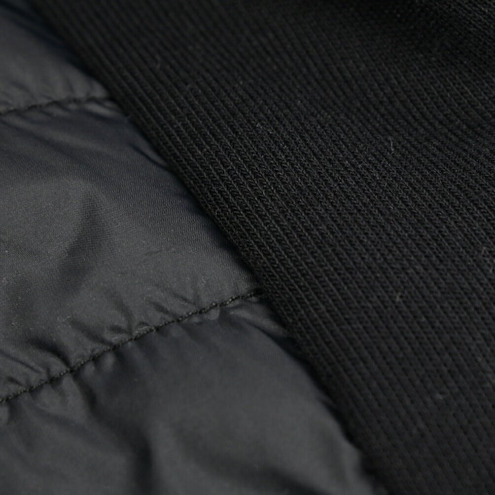 26SS COLMAR ORIGINALS ハイブリッド中綿ジャケット MA1 ブルゾン ライトアウター ナイロン コットン ブラック｜436694-46｜GUARDAROBA MILANO OFFICIAL STORE