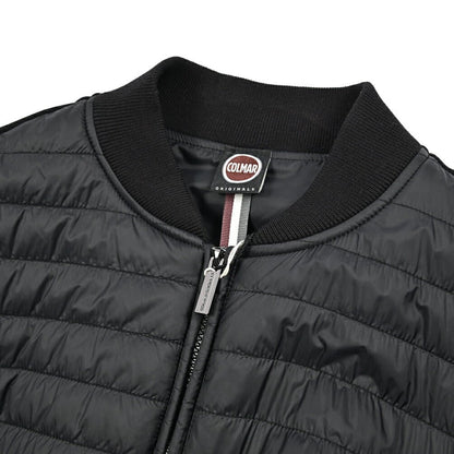 26SS COLMAR ORIGINALS ハイブリッド中綿ジャケット MA1 ブルゾン ライトアウター ナイロン コットン ブラック｜436694-46｜GUARDAROBA MILANO OFFICIAL STORE