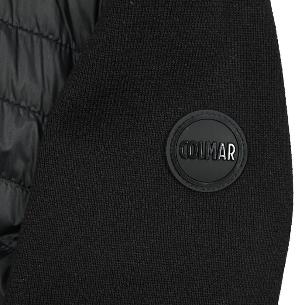 26SS COLMAR ORIGINALS ハイブリッド中綿ジャケット MA1 ブルゾン ライトアウター ナイロン コットン ブラック｜436694-46｜GUARDAROBA MILANO OFFICIAL STORE