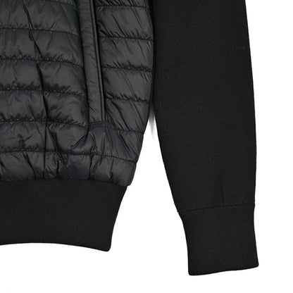 26SS COLMAR ORIGINALS ハイブリッド中綿ジャケット MA1 ブルゾン ライトアウター ナイロン コットン ブラック｜436694-46｜GUARDAROBA MILANO OFFICIAL STORE