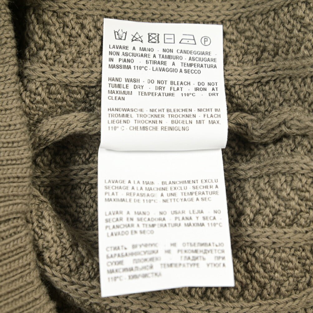 26SS GRAN SASSO コットン100% スキッパーカラーニットポロシャツ グリーン 48 | GUARDAROBA MILANO OFFICIAL STORE