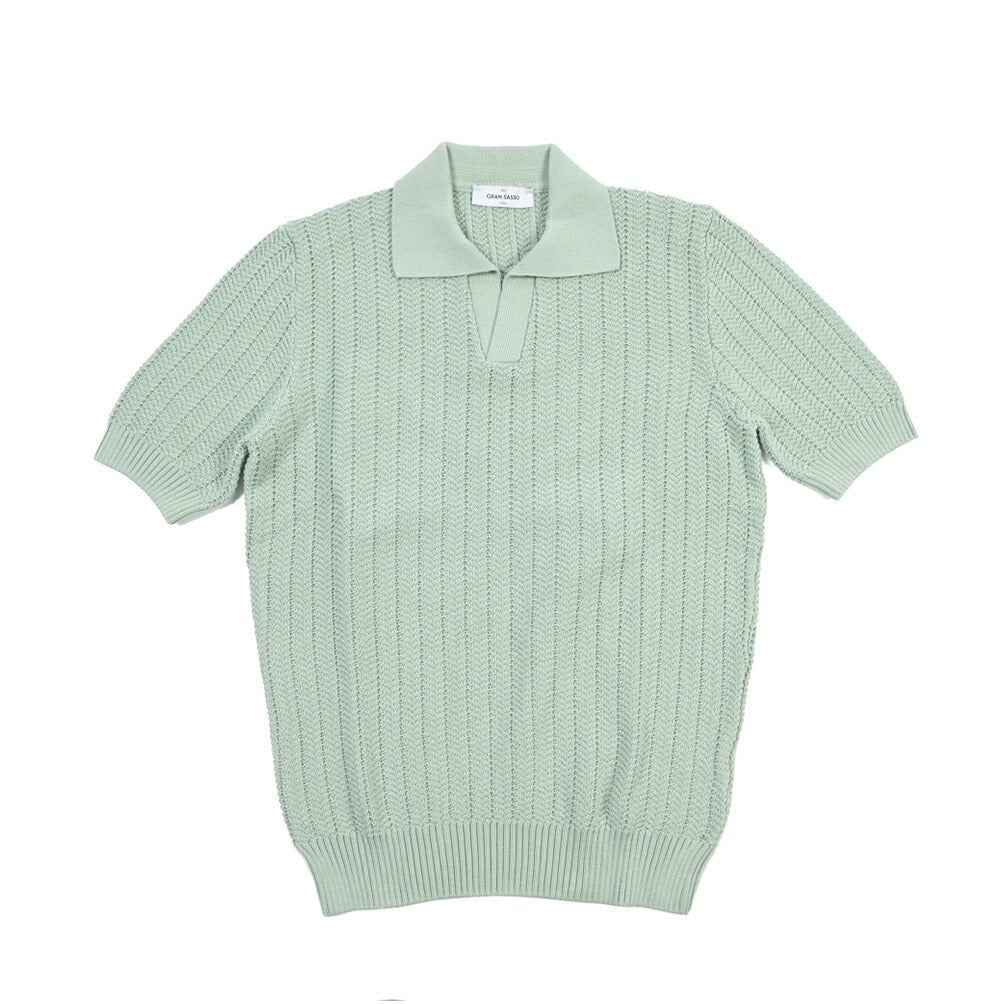 SALE｜GRAN SASSO グランサッソ / リネン100% サマーニットTシャツ