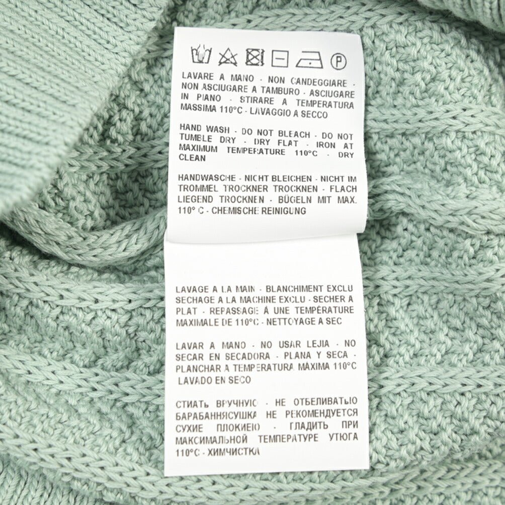 26SS GRAN SASSO コットン100% スキッパーカラーニットポロシャツ ライトグリーン 48 | GUARDAROBA MILANO OFFICIAL STORE