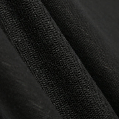 26SS GRAN SASSO リネン100% 半袖ニットスキッパーポロシャツ ブラック 46 | GUARDAROBA MILANO OFFICIAL STORE