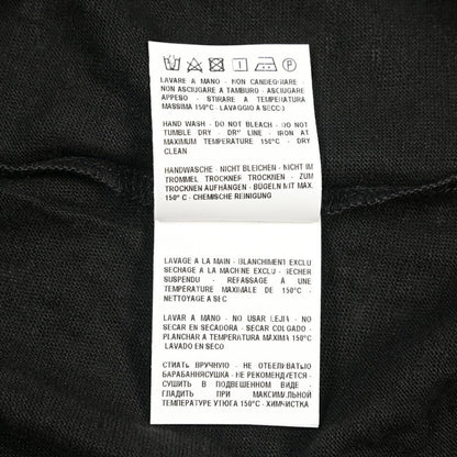 26SS GRAN SASSO リネン100% 半袖ニットスキッパーポロシャツ ブラック 46 | GUARDAROBA MILANO OFFICIAL STORE