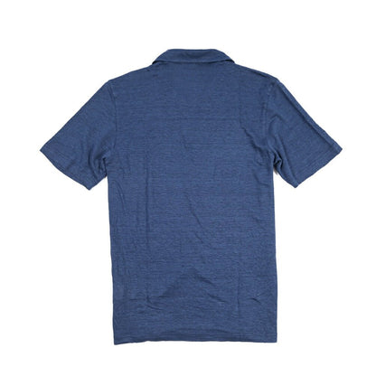 26SS GRAN SASSO リネン100% 半袖ニットスキッパーポロシャツ ネイビー 46 | GUARDAROBA MILANO OFFICIAL STORE