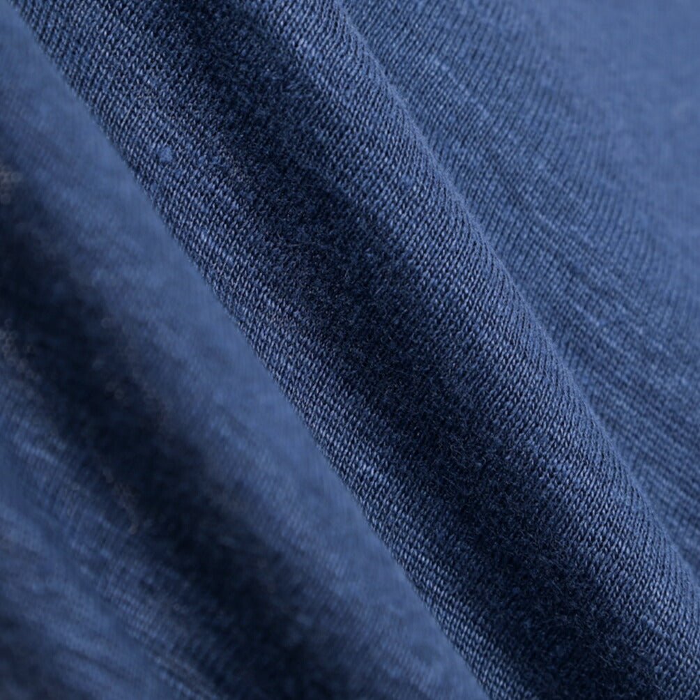 26SS GRAN SASSO リネン100% 半袖ニットスキッパーポロシャツ ネイビー 46 | GUARDAROBA MILANO OFFICIAL STORE