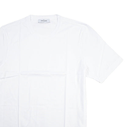 26SS GRAN SASSO マーセライズコットン100% クルーネック半袖Tシャツ / FILO SCOZIA ホワイト 46 | GUARDAROBA MILANO OFFICIAL STORE