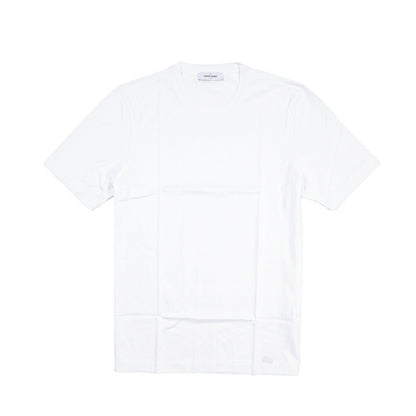 26SS GRAN SASSO マーセライズコットン100% クルーネック半袖Tシャツ / FILO SCOZIA ホワイト 46 | GUARDAROBA MILANO OFFICIAL STORE