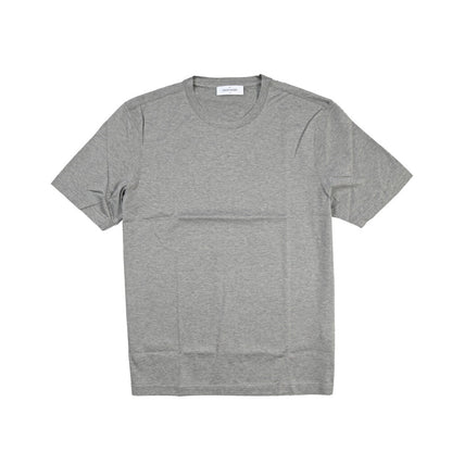 26SS GRAN SASSO マーセライズコットン100% クルーネック半袖Tシャツ / FILO SCOZIA グレー 46 | GUARDAROBA MILANO OFFICIAL STORE