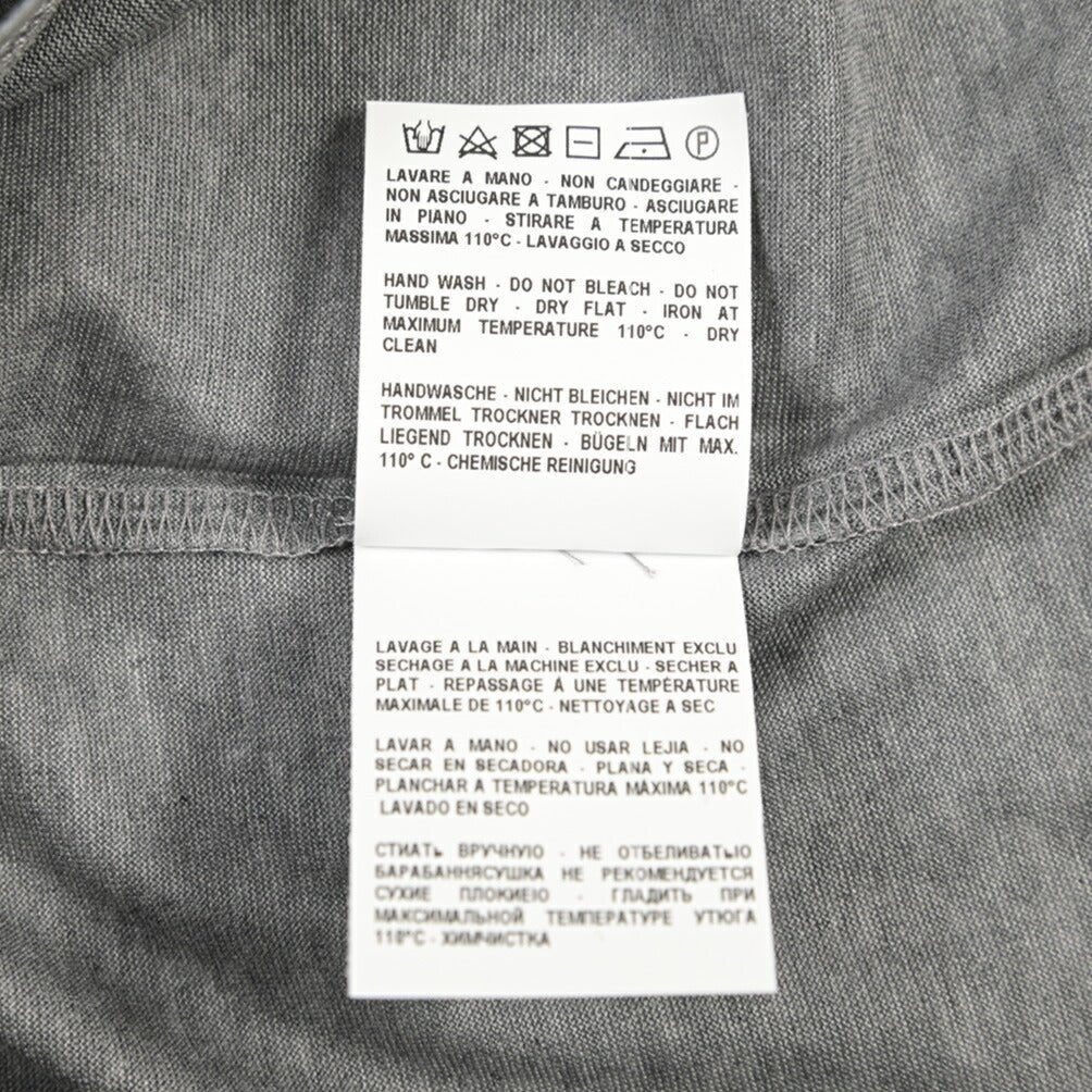 26SS GRAN SASSO マーセライズコットン100% クルーネック半袖Tシャツ / FILO SCOZIA グレー 46 | GUARDAROBA MILANO OFFICIAL STORE
