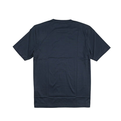 26SS GRAN SASSO マーセライズコットン100% クルーネック半袖Tシャツ / FILO SCOZIA ダークネイビー 46 | GUARDAROBA MILANO OFFICIAL STORE