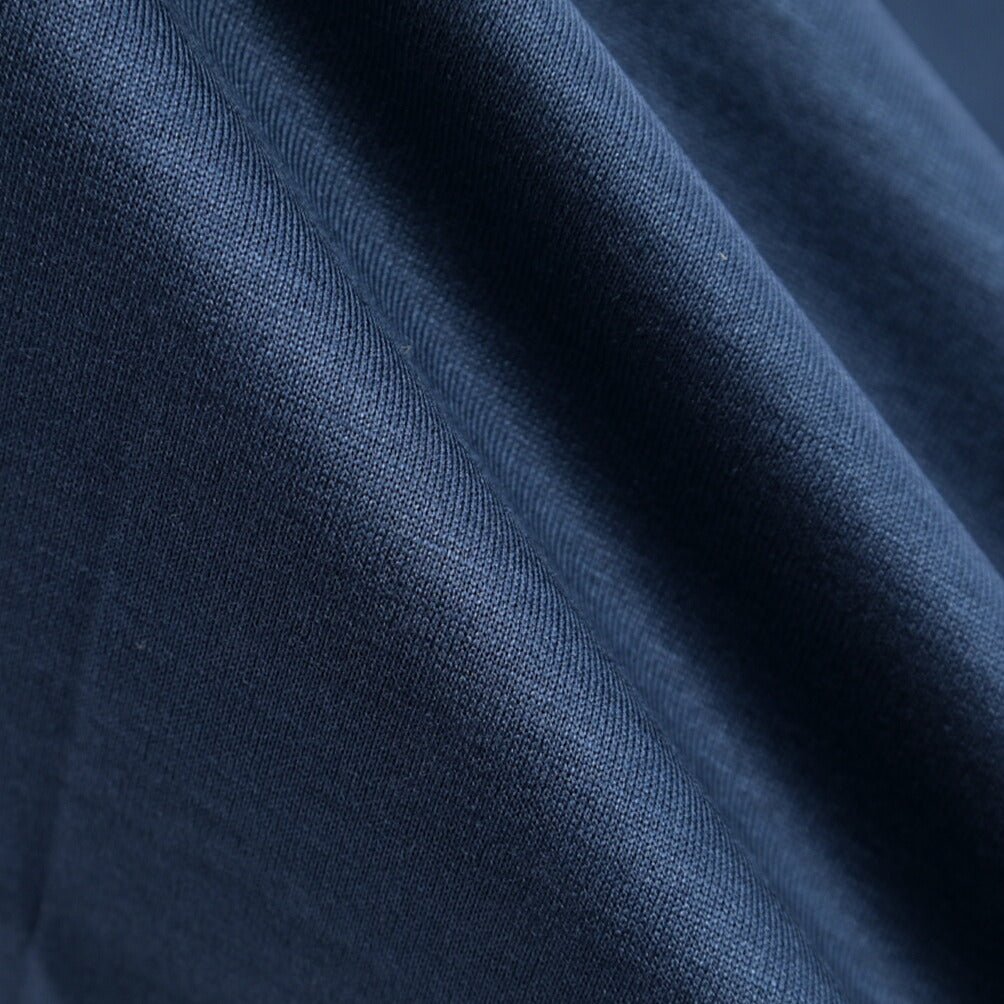 26SS GRAN SASSO マーセライズコットン100% クルーネック半袖Tシャツ / FILO SCOZIA ネイビー 46 | GUARDAROBA MILANO OFFICIAL STORE