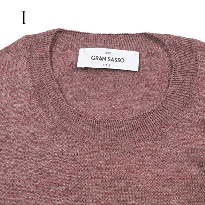 26SS GRAN SASSO リネン100% サマーニットTシャツ A.グレー 48 | GUARDAROBA MILANO OFFICIAL STORE