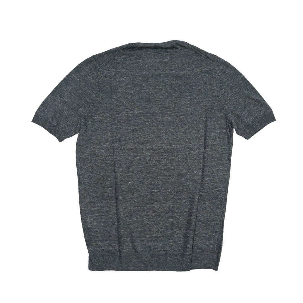 26SS GRAN SASSO リネン100% サマーニットTシャツ A.グレー 48 | GUARDAROBA MILANO OFFICIAL STORE