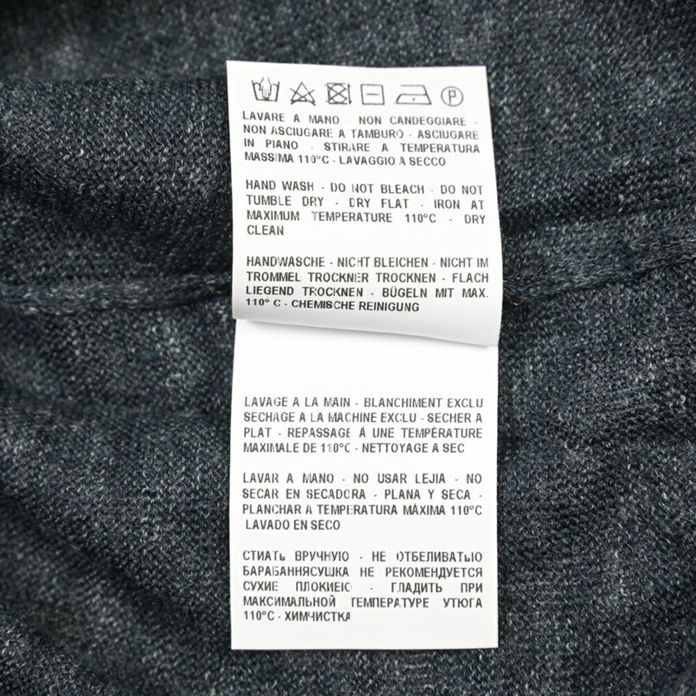 26SS GRAN SASSO リネン100% サマーニットTシャツ A.グレー 48 | GUARDAROBA MILANO OFFICIAL STORE