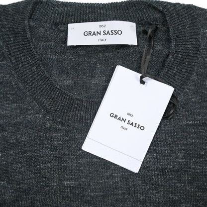 26SS GRAN SASSO リネン100% サマーニットTシャツ A.グレー 48 | GUARDAROBA MILANO OFFICIAL STORE