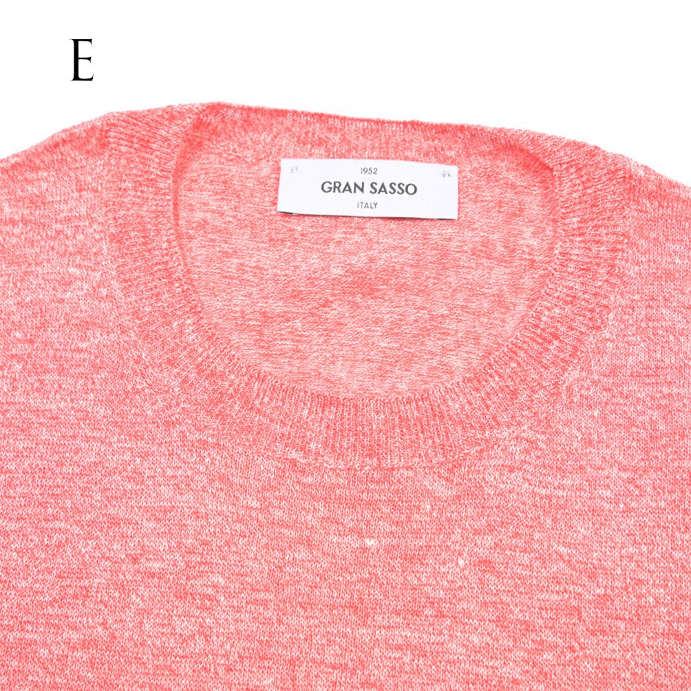 CLEARANCE SALE｜GRAN SASSO グランサッソ / リネン100% サマーニットT