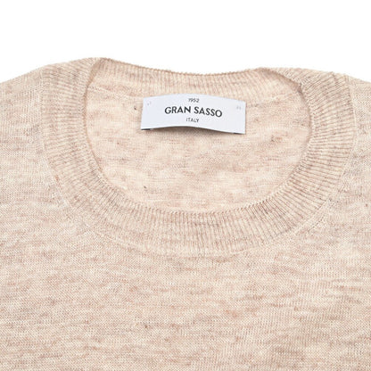26SS GRAN SASSO リネン100% サマーニットTシャツ A.グレー 48 | GUARDAROBA MILANO OFFICIAL STORE