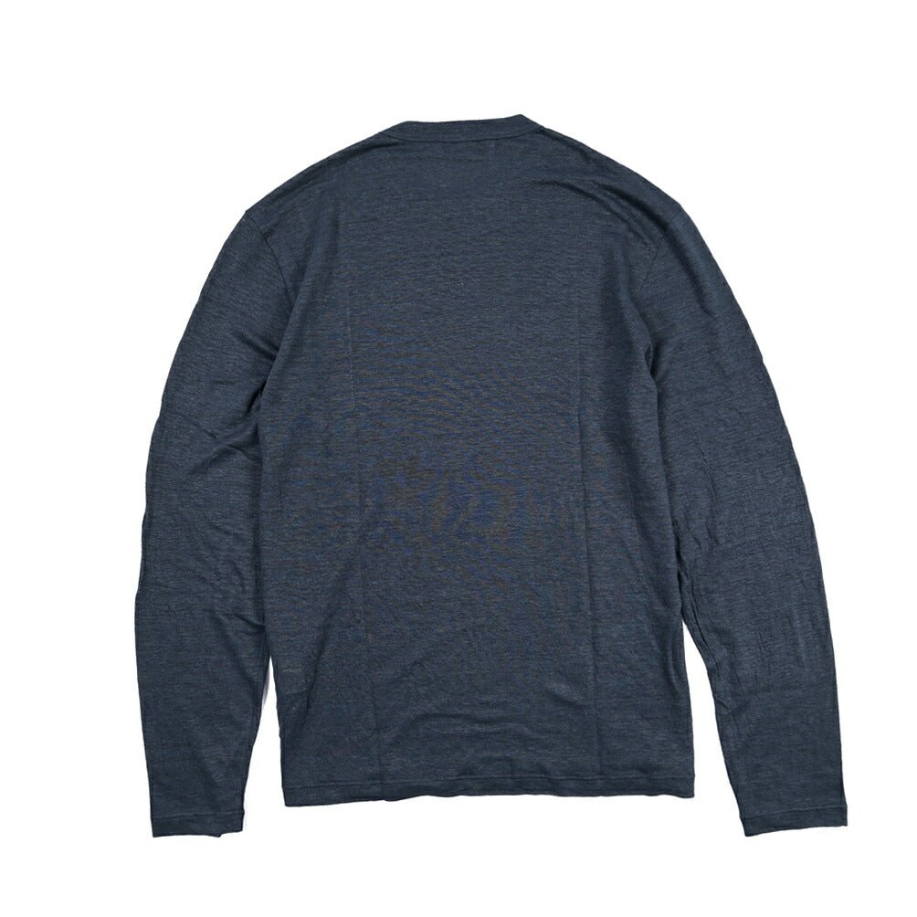 GRAN SASSO グランサッソ / リネン100% 長袖ニットTシャツ / 26SS