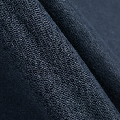 26SS GRAN SASSO リネン100% 長袖ニットTシャツ ネイビー 46 | GUARDAROBA MILANO OFFICIAL STORE