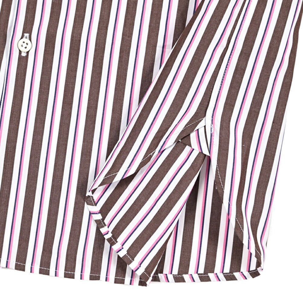 26SS GUY ROVER コットン100% ストライプ柄ワイドカラーシャツ｜429638-40｜GUARDAROBA MILANO OFFICIAL STORE