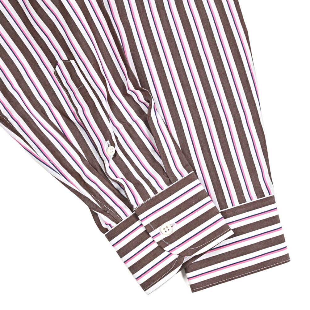 26SS GUY ROVER コットン100% ストライプ柄ワイドカラーシャツ｜429638-40｜GUARDAROBA MILANO OFFICIAL STORE