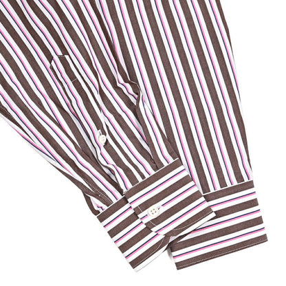 26SS GUY ROVER コットン100% ストライプ柄ワイドカラーシャツ｜429638-40｜GUARDAROBA MILANO OFFICIAL STORE